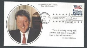 1993 Wash  DC Inauguration Of The 42nd President Bill Clinton W/Data On Back