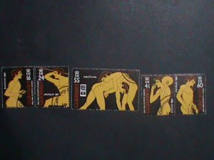 ​GUERNSEY -1996 SC#571-5 OLYMPIC GAME-THE ORIGINAL PENTATHLON -USED STAMPS