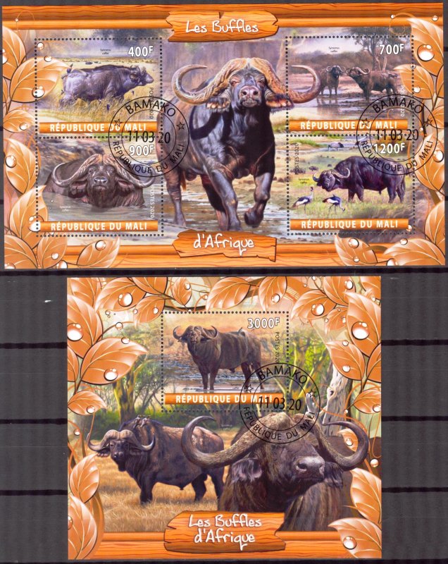 Mali 2020 Bison's Sheet +S/S Used / CTO