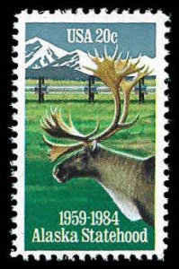 PCBstamps   US #2066 20c Alaska Statehood, MNH, (27)