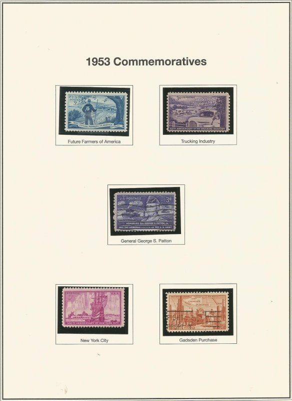 U.S. of America Postage Stamps