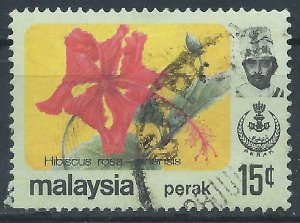 Perak 1979 - 15c Hibiscus - SG188 used