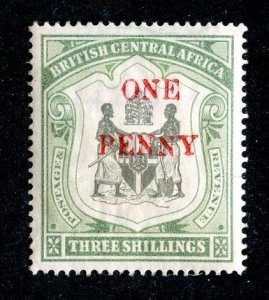 1897 British Central Africa  Sc #57 mlh* cv.$15 ( 9242 BCXX5 )