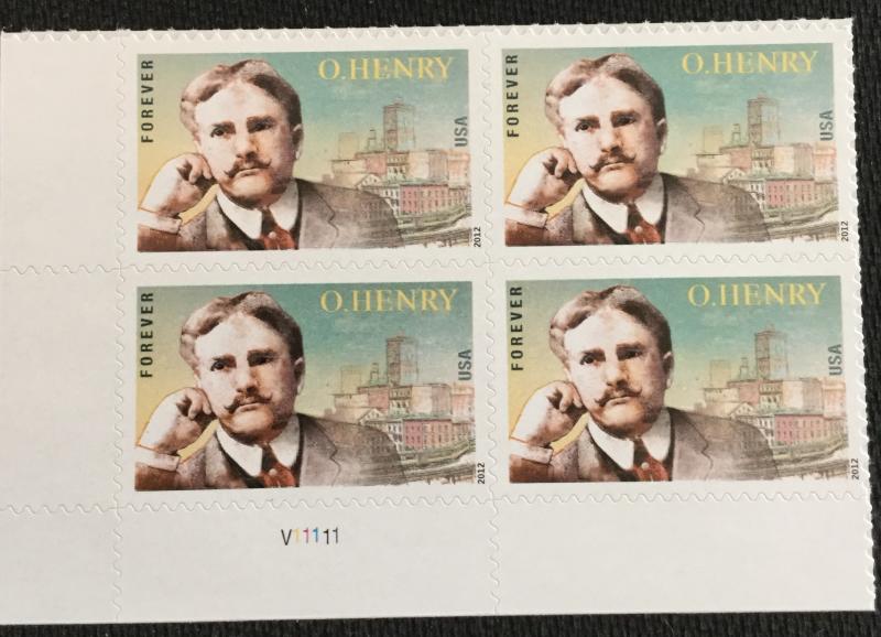 US #4705 MNH Plate Block of 4 O’Henry SCV $4.00