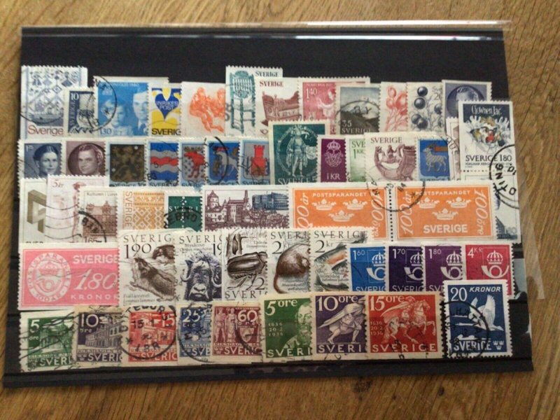 Sweden mounted mint or used stamps  A12387