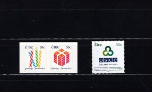 Ireland 1949-51 Greetings 2012 XF MNH Complete set A6LC