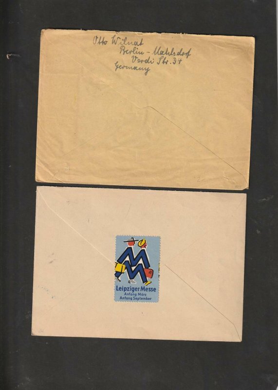 Germany / East Germany DDR Collection of 7 Postal History Covers 1950's 1960's