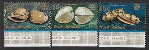 SMI) 1974, COOK ISLANDS, SEASHELLS, MINT