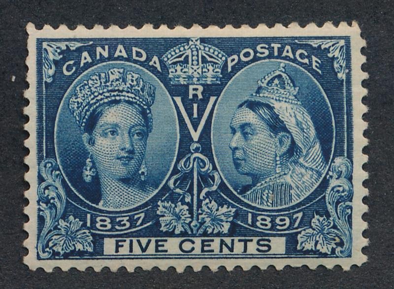 CANADA 54 MINT F-VF LH 5c JUBILEE