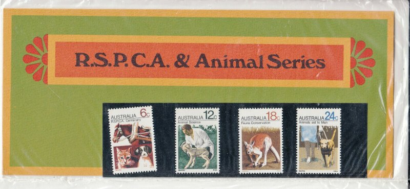 Australia 1971 QEII RSPCA and Animals Presentation Pack Unopened