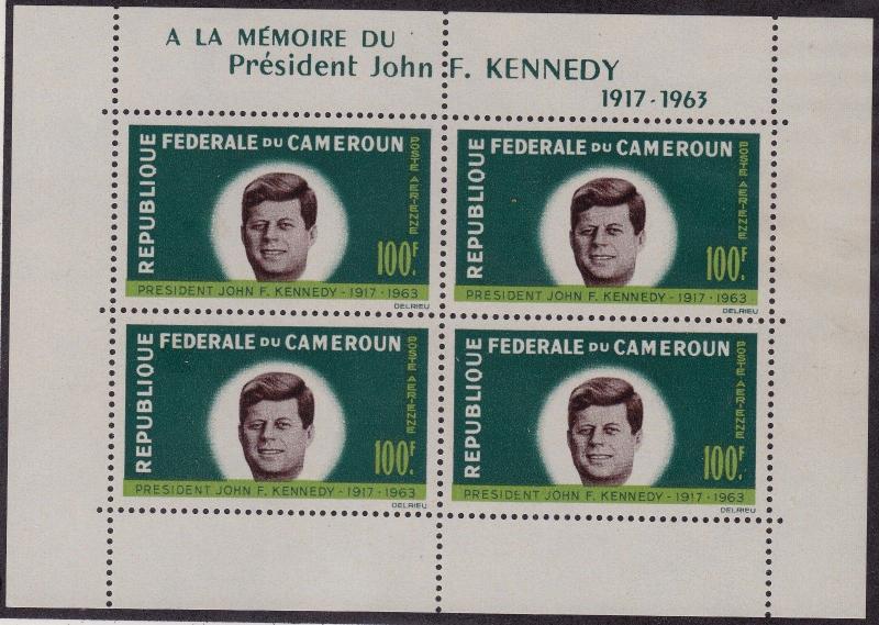 CAMEROONS MNH Scott # C52 John F Kennedy (4 Stamps) -1