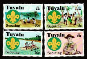 Tuvalu 50-53 Mint NH Scouting!