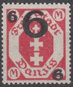 Danzig Scott #96 1922 MH