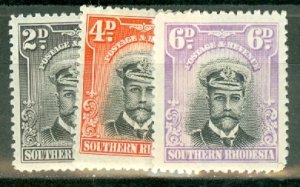 II: Southern Rhodesia 1-7 mint CV $43; scan shows only a few