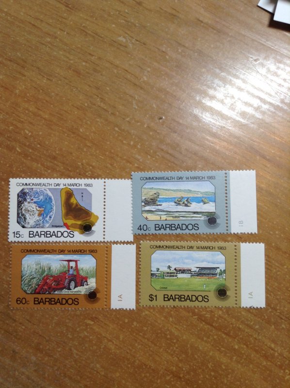 Barbados  # 598-601   MNH