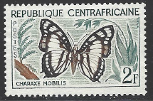 Central African Republic Scott # 6 Used