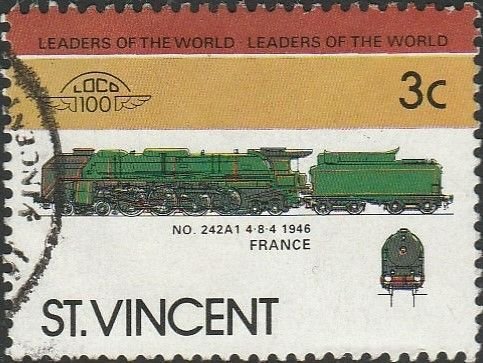 Saint Vincent, #749a Used  From 1984