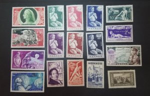 MONACO  Stamp Lot MNH OG MINT Unused Unposted T150