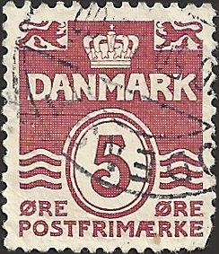 DENMARK -  #224 - Used - SCV-0.25