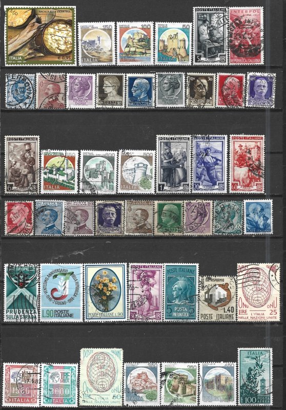 COLLECTION LOT 7661 ITALY 45 STAMPS CLEARANCE