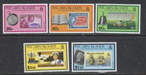 Pitcairn Is 338-42 MNH 1990 Postage Stamp Anniv (ap8525)