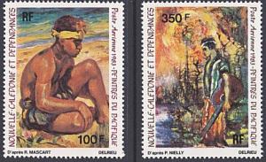 NEW CALEDONIA 1983 Paintings set MNH........................................4856