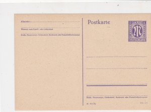 Germany 1946-48 Allied Occupation UNUSED Pfennig Stationary Stamps Card Ref25902