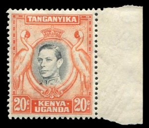 Kenya, Uganda and Tanganyika #74c (SG 139) Cat£42, 1938-54 20c orange and gr...