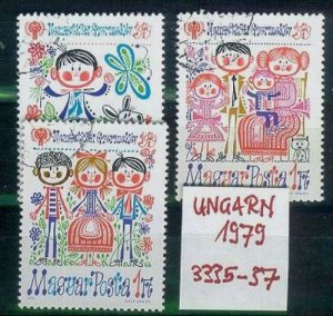 UNGARN HUNGARY [1979] MiNr 3335-37 ( O/used )