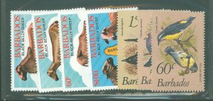 Barbados #566-572  Single (Complete Set)