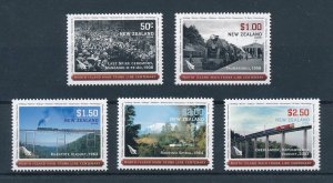 [113410] New Zealand 2008 Railway trains Eisenbahn  MNH