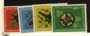 Netherlands New Guinea #B27-30 MH Beetles