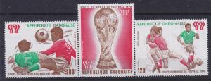 Gabon C209a MNH 1978 World Cup Soccer Sheet