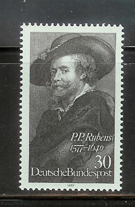 Germany 1250 Set MNH Rubens, Self Portrait (A)