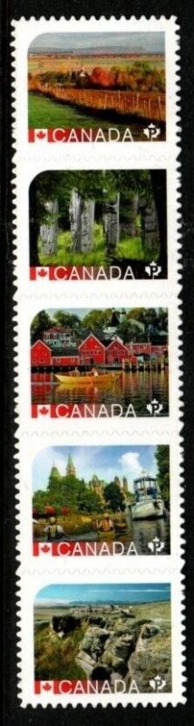 CANADA 2016 UNESCO HERITAGE SITE SELF ADHESIVE MNH