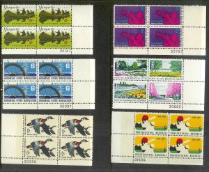 UNITED STATES (198) Blocks/Plate Blocks/Strips Stamps ALL Never Hinged FV=$67+