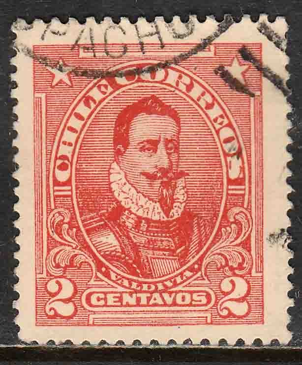 Chile 128, 2¢ PEDRO DE Valdivia. Used. VF. (559)