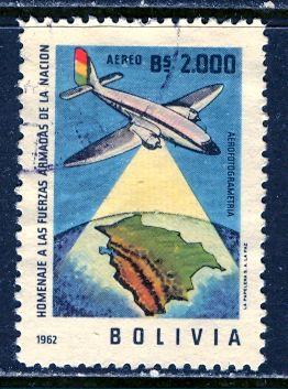 Bolivia; 1962: Sc. # C243: O/Used Single Stamp