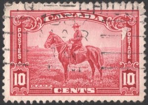 Canada SC#223 10¢ R. C. M. P. Horseman (1935) Used