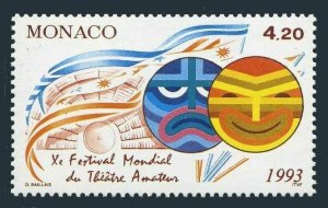 Monaco 1849,MNH.Michel 2114.10th World Amateur Theater Festival,1993.