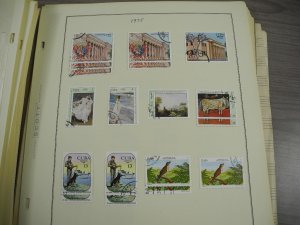 CUBA, 100s & 100s of Stamps mostly hinged on Scott pages