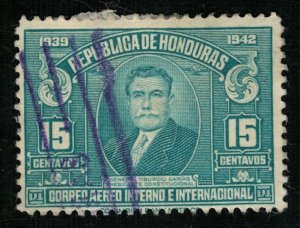 1939, Airmail, President Carias, Honduras, 15c (RT-249)