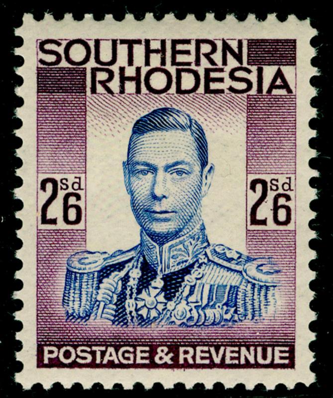 SOUTHERN RHODESIA SG51, 2s 6d ultramarine & purple, NH MINT. Cat £16. 