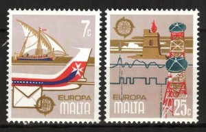 Malta 1979 Europa CEPT Post Ships set of 2 MNH