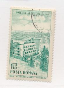 Romania  1964 Scott 1653 CTO - 1.75l, Tourist publicity,Hotel Alpin