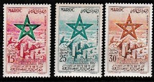 Morocco 1957 Scott C1-C3 Sultan's Star MNH