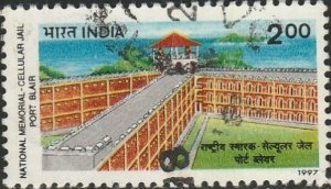 India, #1663 Used  From 1997