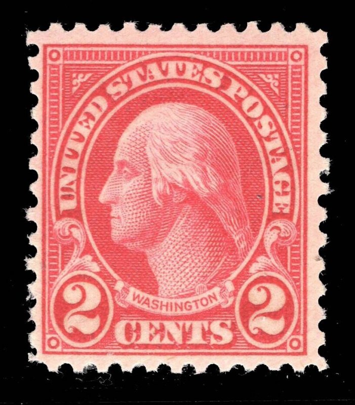 MOMEN: US STAMPS #595 MINT OG NH LOT #81096*