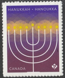 Canada 3205 Hanukkah P single MNH 2019