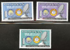 Philippines Scott 922-924 MH* 1965 set 